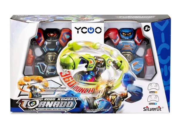 SILVERLIT lekesett Robo Kombat spin battle