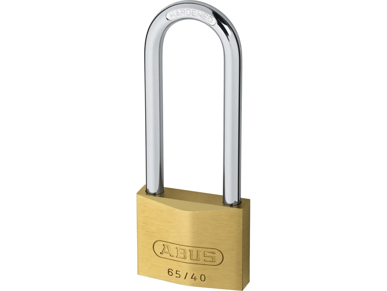 ABUS 65/40HB63 KD, Tradisjonell, Nøkkellås, Bruk flere nøkler, Messing, Messing, Herdet stål