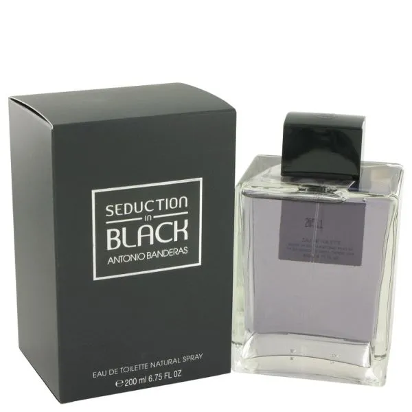 Antonio Banderas Seduction In Black For Men Eau De Toilette Spray 200ml