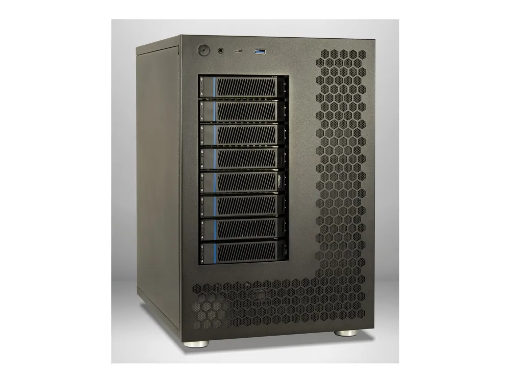 Inter-Tech NAS-8 - Lagerskap - 8 brønner - HDD 0