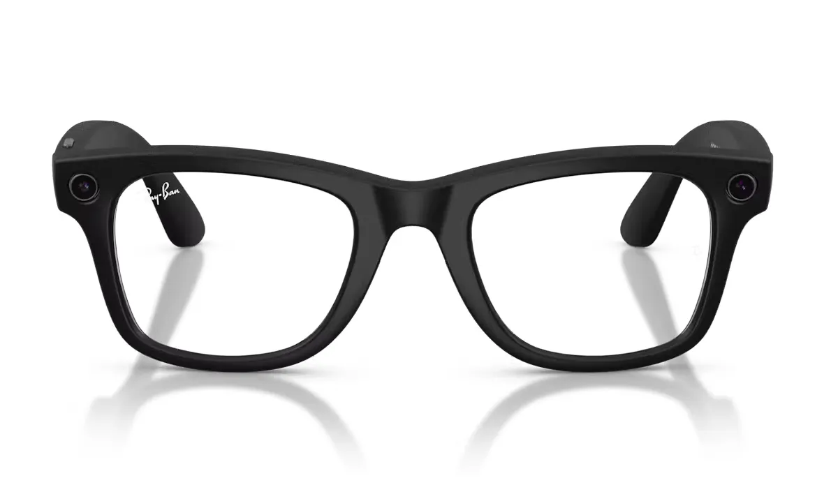 META Ray-Ban Wayfarer G2 VR-tilbehør, sort matt, Transitions grå AI