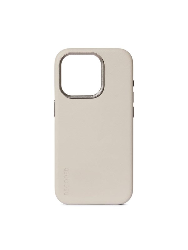 Decoded Leather Backcover for iPhone 15 Plus Clay