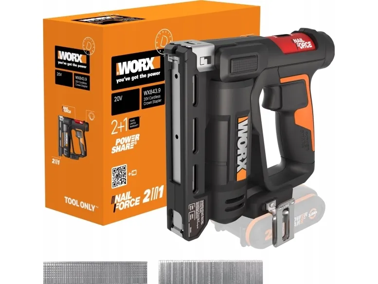 Worx batteridrevet stiftemaskin WX843.9