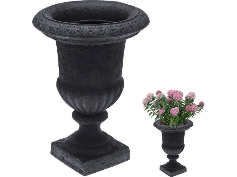 Vilde blomsterpotte ute antikk beger 54 x 38,5 cm