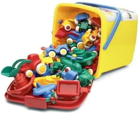 Viking Toys bøtte med kjøretøy 30 stk. (045-41111)