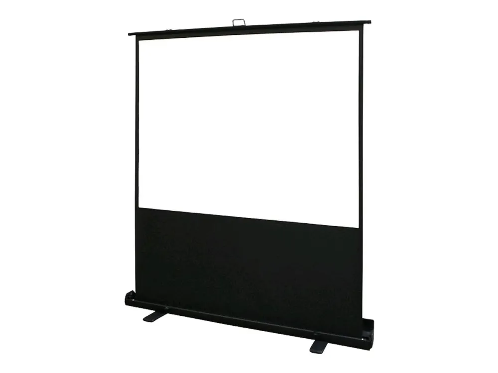 Elite Screens ezCinema Plus 2 Series Premium - Projeksjonsskjerm med gulvstativ - står på gulv - 107 (272 cm) - 16:9 - MaxWhite - svart