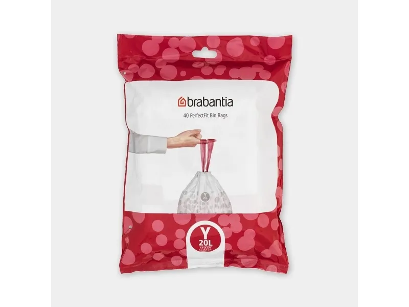 Brabantia 138263, 20 l, Hvit, Plast, China, 545 mm, 412 mm