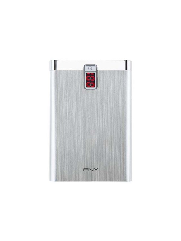 PNY PowerPack Digital 7800 - 7800mAh Nødlader - Sølv - 7.8 Wh