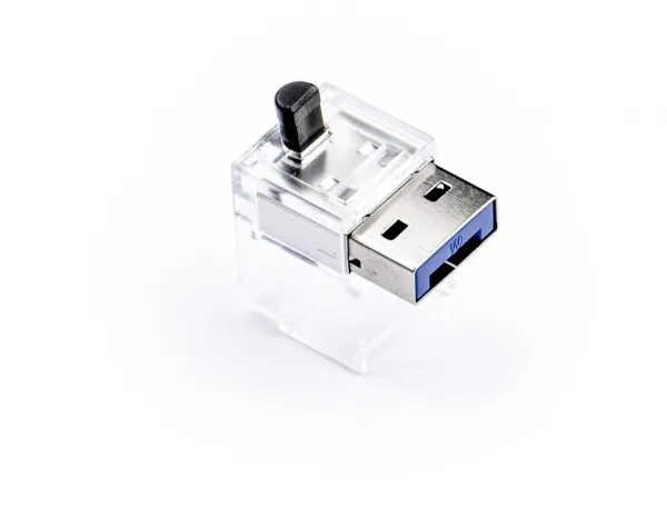 Smartkeeper NC03P1DB, Portblokker, RJ-45, Blå, 12 stykker, Polybag, 130 mm