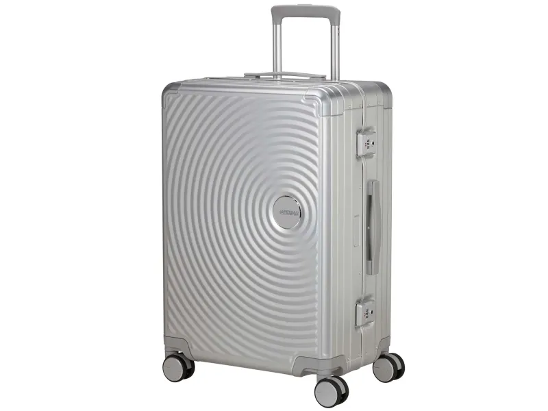 Resekoffert Soundbox aluminium 68 Medium Silver