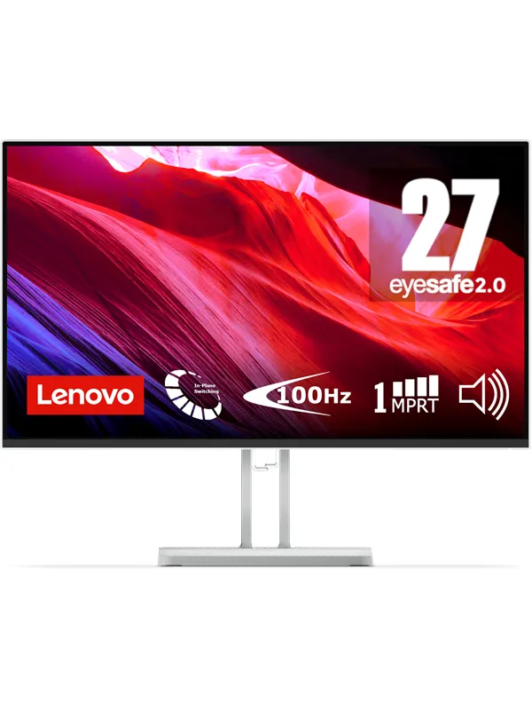 27" Lenovo L27i-4A - 1920x1080 (FHD) - 100Hz - IPS - 2x3W Høyttalere
