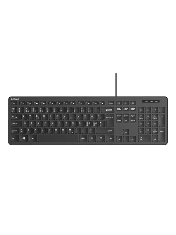Deltaco - keyboard full size Input Device - Tastatur