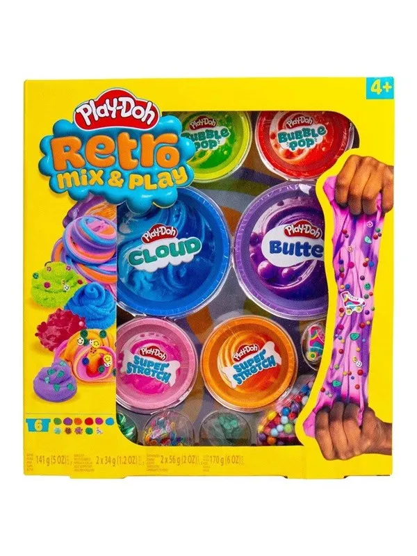 Play-Doh Retro Mix & Play 6 pack