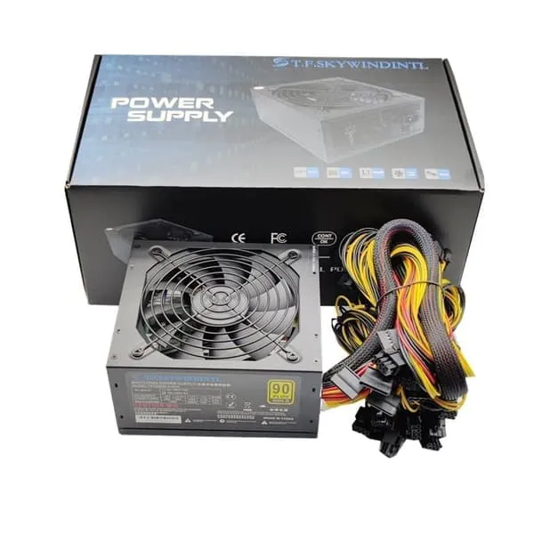 PSU 1200W datamaskin svitsjing ATX strømforsyning spill