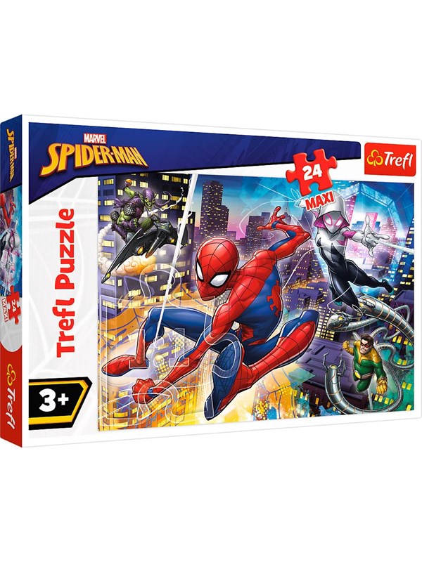 Trefl Puzzle - Spider-man - Fearless Spider-Man (24 Maxi pieces) Gulv