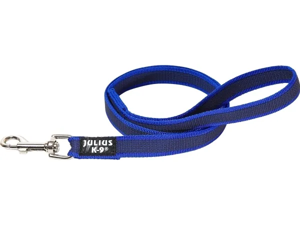 Julius-K9 K9 C&G line, blå/grå 20mm/2m m/håndt