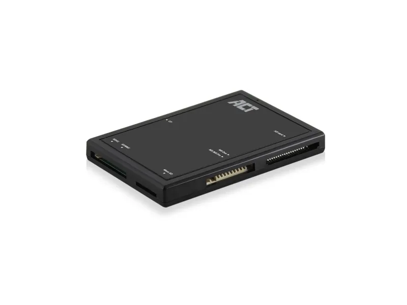 ACT AC6370 minnepenn: CF / MMC / MS Duo / MS PRO / MicroSD (TransFlash) / SDHC, svart 5000 Mbit/s USB 3.2 Gen 1 (3.1 Gen 1) Type-A 76 mm - 55 mm (AC6370)