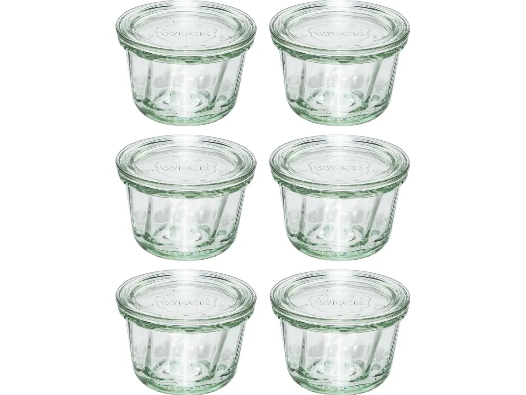 Jata WECK Muffins med runde felger 165 ml sett med 6