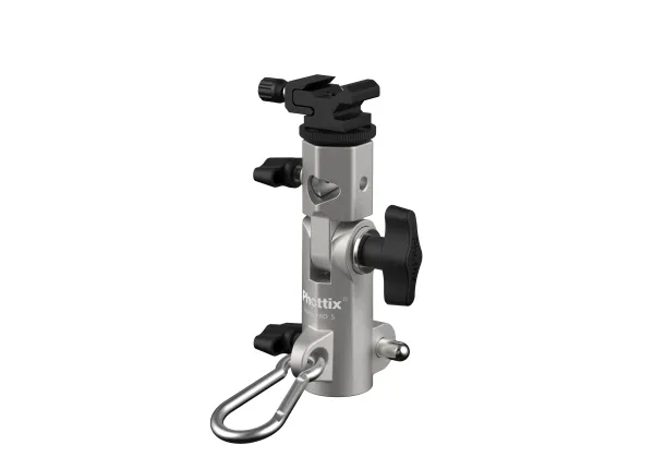 Phottix 87200, Holder, Sort, Rustfritt stål, Aluminium