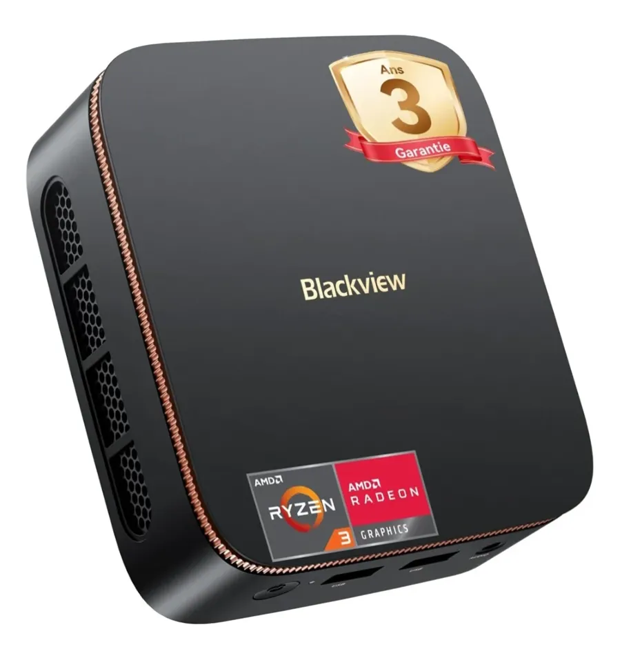 Mini PC Blackview MP20 Ryzen 3 3300U 8GB SSD256 W11Pro sort