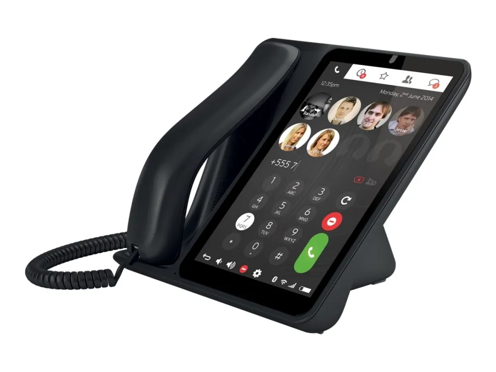 Jablocom Raven - Stasjonær mobiltelefon - RAM 1 GB - microSD slot - LCD-display - 1280 x 768 piksler - front camera 0,3 MP