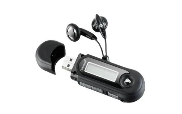 Intenso 3601490, MP3-spiller, 64 GB, LCD, USB 2.0, Svart, Hodetelefoner inkludert