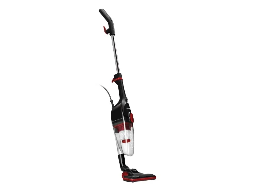 MPM MOD-39, 2-i-1 stavstøvsuger, Uten pose, Sort, Rød, 0,6 l, Tørr, HEPA