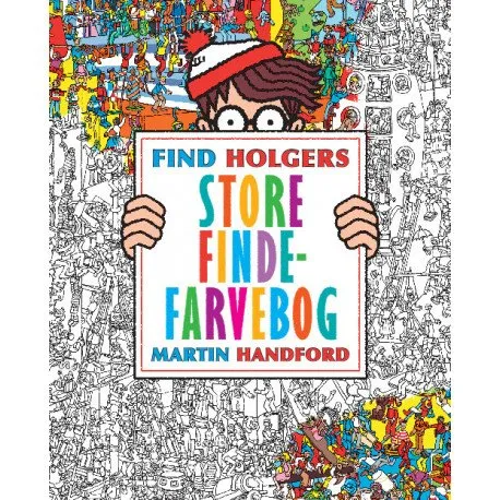 Finn Holgers store finne-fargebok | Martin Handford | Språk: Dansk