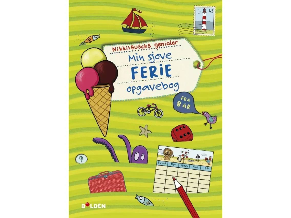 Min morsomme ferieoppgavebok - fra 8 år