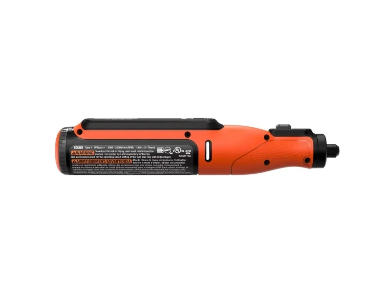 BLACK+DECKER BCRT8IK-XJ - Roterende verktøy - trådløs - 5-speed - 7.2 V