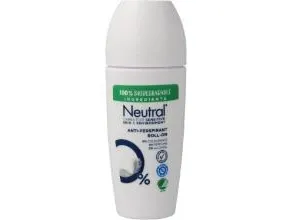 Deodorant Roll-on Neutral AP 50ml Svanemærket/Allergimærket uden Parfume/Alkohol,6 stk x 50 ml/krt