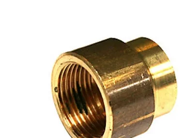 Formmuffe messing 1 x 3/4