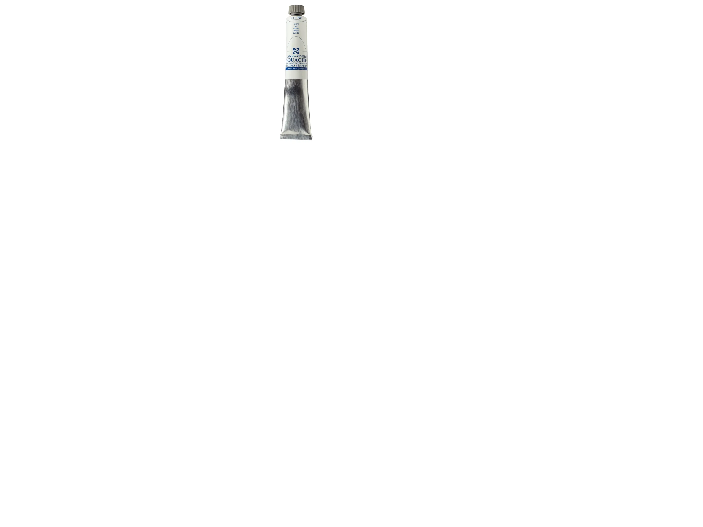 Talens Gouache Extra Fine tub hvit 100