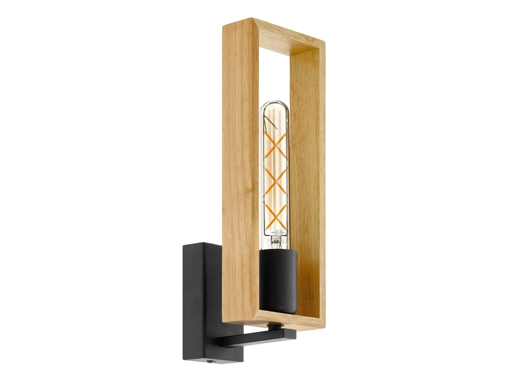 EGLO LITTLETON vegglampe E27 sort/EG FSC