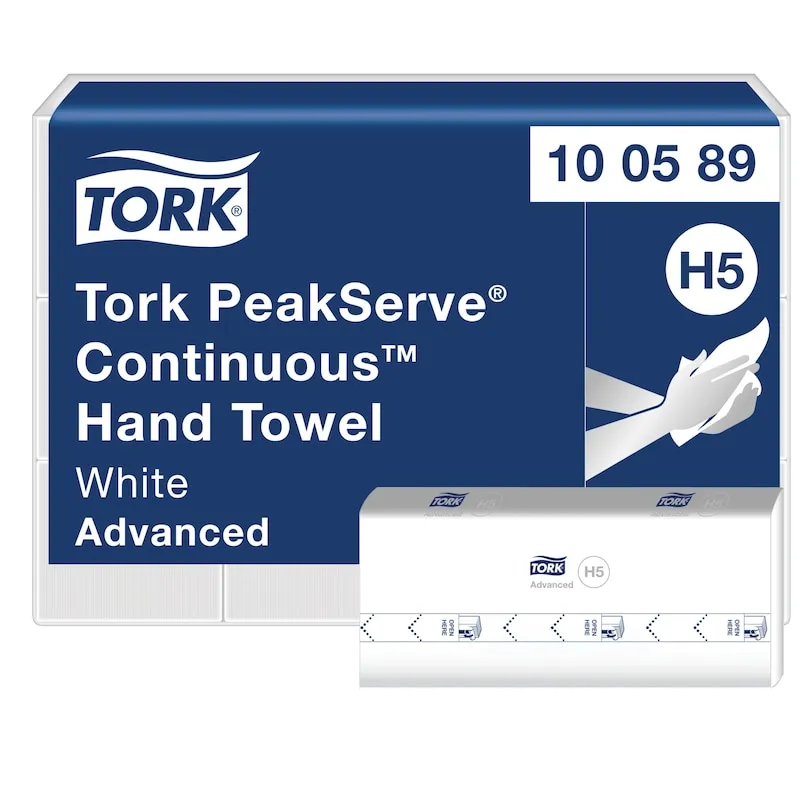 Håndklædeark Tork H5 PeakServe® Continuous™ - (12 pakker x 270 stk.)