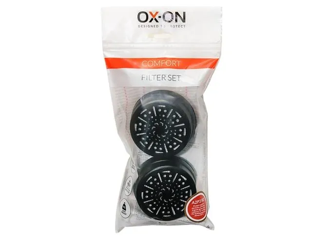 OX-ON filter A2P3D - T/halvmaske mod organiske dampe og partikler, 2 stk