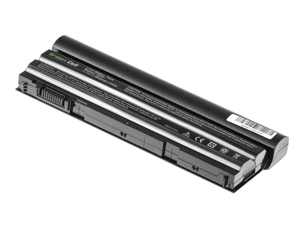 Green Cell - Batteri til bærbar PC (tilsvarer: Dell T54FJ, Dell 8858X) - litiumion - 9-cellers - 6600 mAh - svart - for Dell Latitude E5420, E5430, E5520, E5530, E6420, E6430, E6440, E6520, E6530, E6540