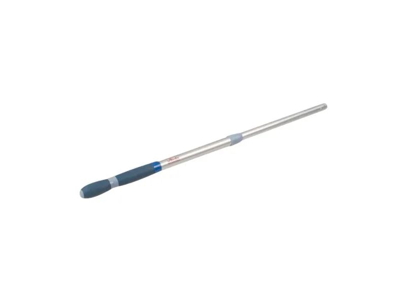 Teleskopisk håndtak med klikk, Vileda Vario, grå, aluminium/plast, 50–90 cm