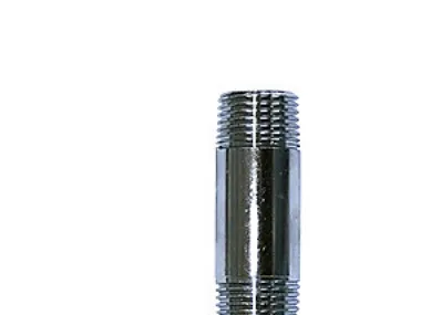 nippelrør 1/2-40mm krom - forkromet messing
