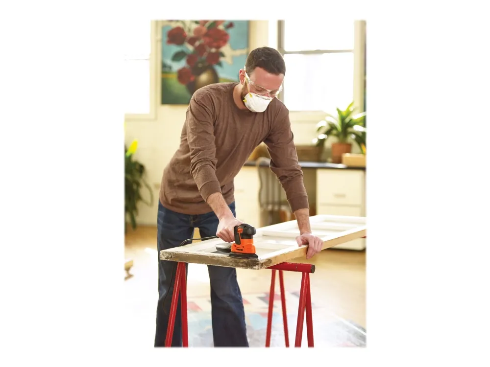 Black & Decker BLACK + DECKER KA2500K Multifunksjons musesliper, hastighet 14.000 RPM, 120 W