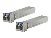 Ubiquiti U Fiber Single-Mode - SFP+ transceivermodul - 10GbE - LC-enkeltmodus - opp til 10 km - 1310 nm (en pakke 20)