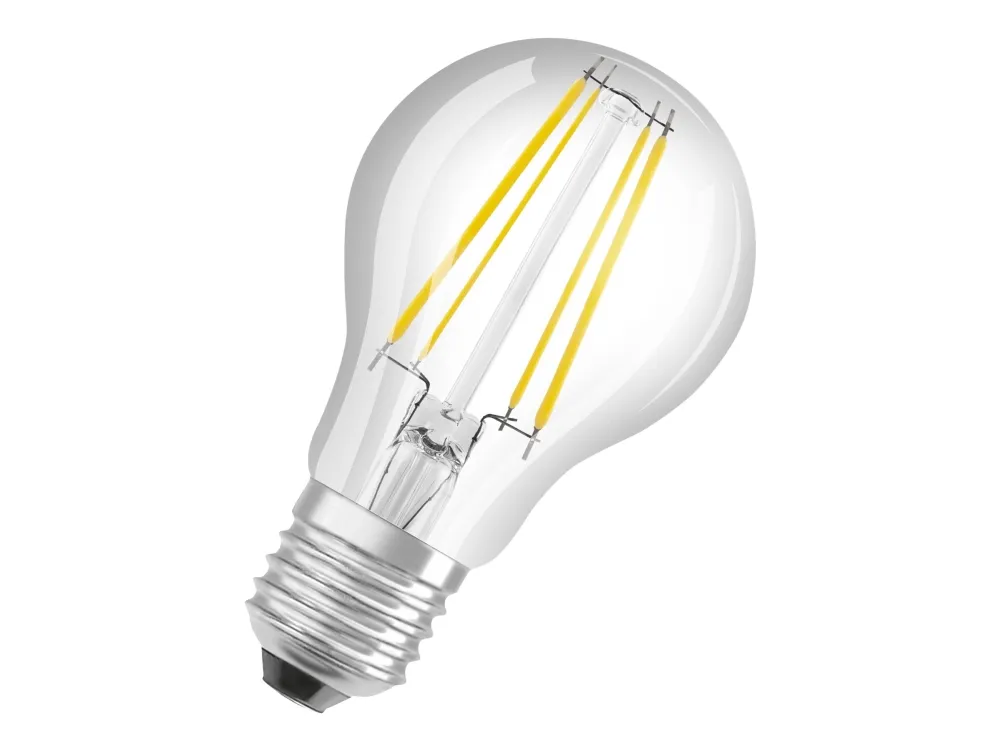 OSRAM - LED-filamentlyspære - form: A60 - klar finish - E27 - 2.5 W (ekvivalent 40 W) - klasse A - varmt hvitt lys - 3000 K