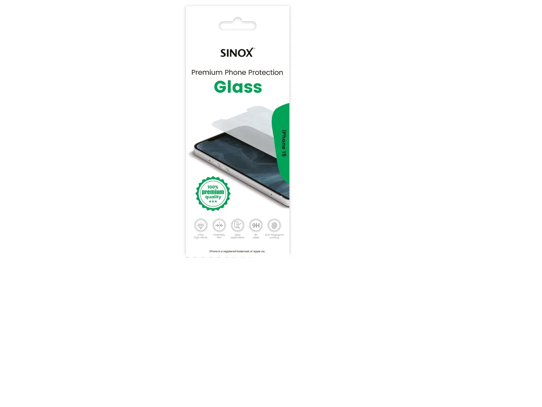 Sinox Protection Glass iPhone 16 / 15®