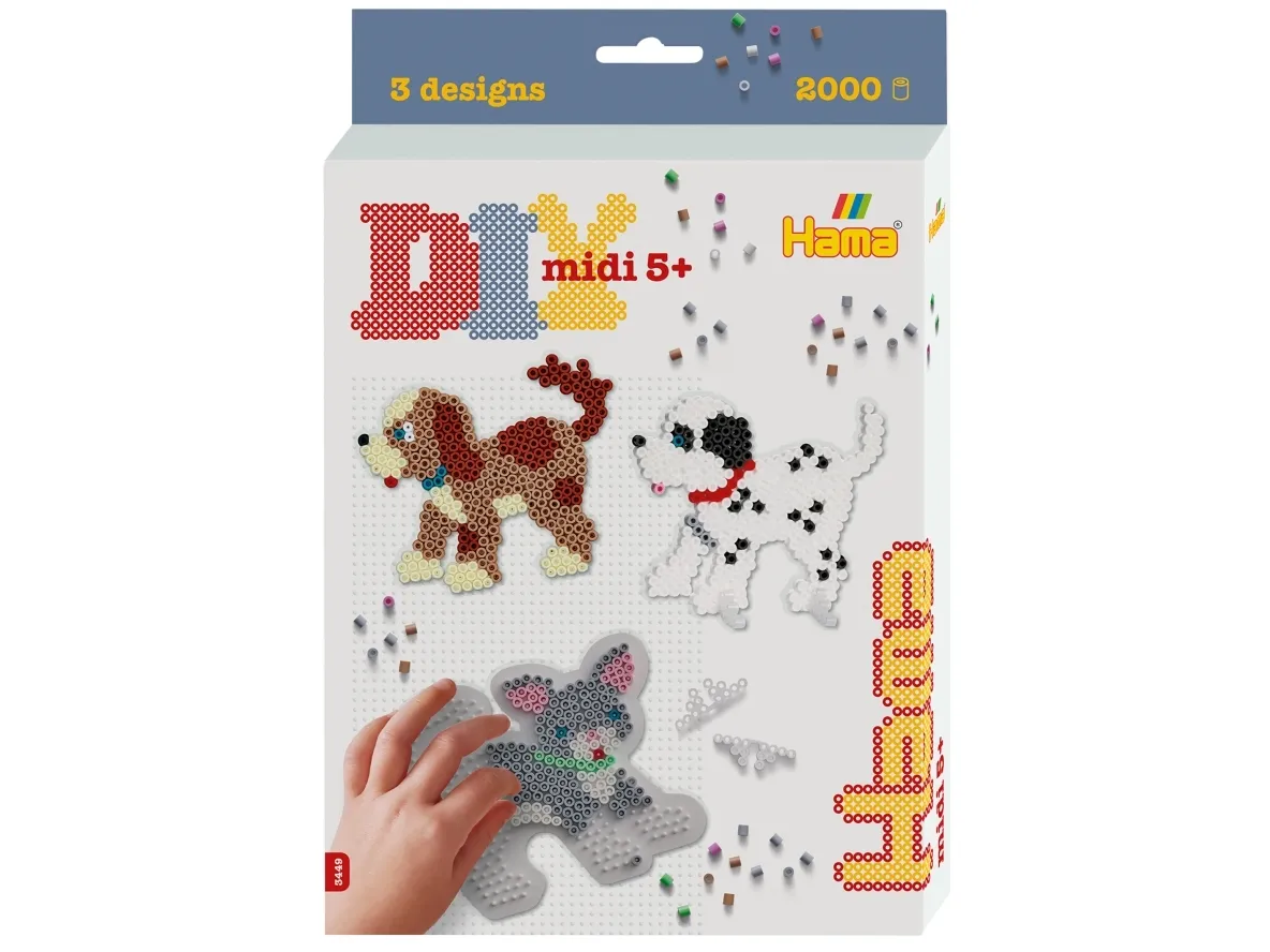 Hama midi opphengsboks hund og katt