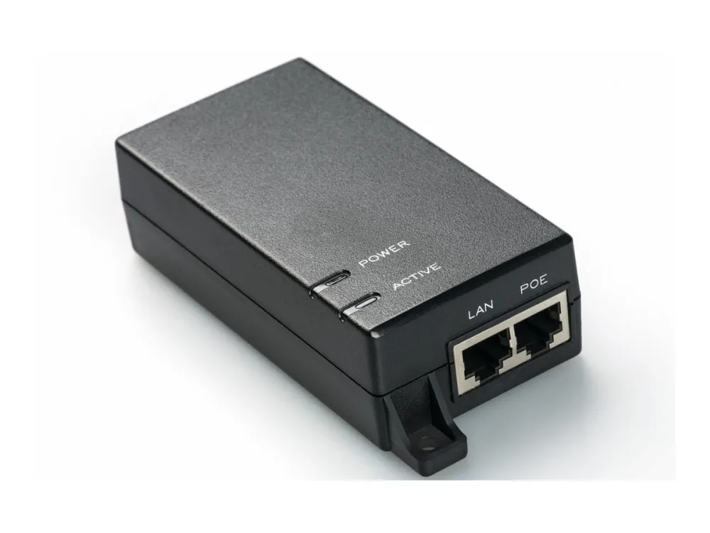 MicroConnect - Strøminjektor - AC 100-240 V - 15.4 watt - utgangskontakter: 1 - svart