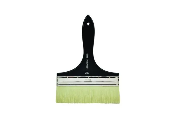 Free Style Brush Large Flat 8 tommers kort skaft