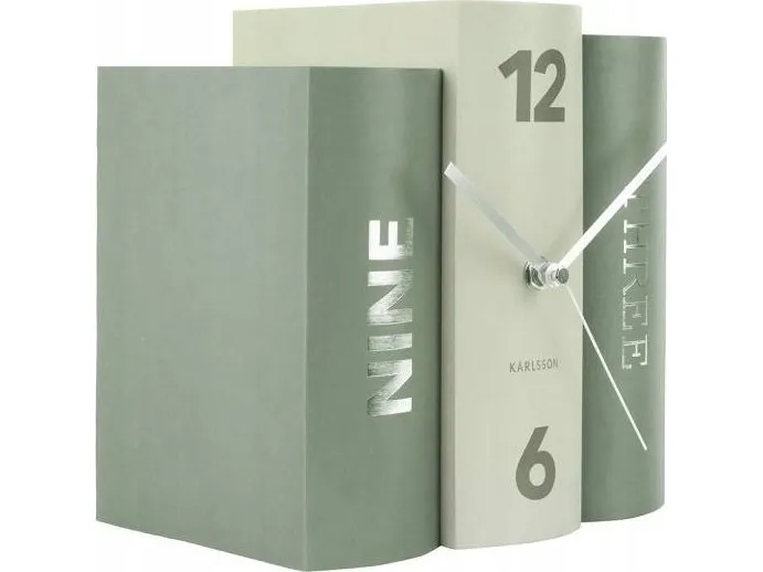 Karlsson klokke BOOK, 20 x 20 x 15 cm