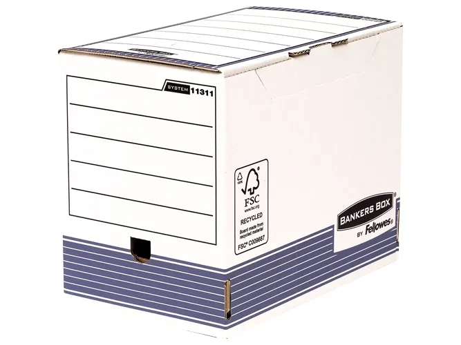 Fellowes 1131102, Papir, Blå, Hvit, A4, Landskap, Trykknapp, 193 x 330 x 249 mm