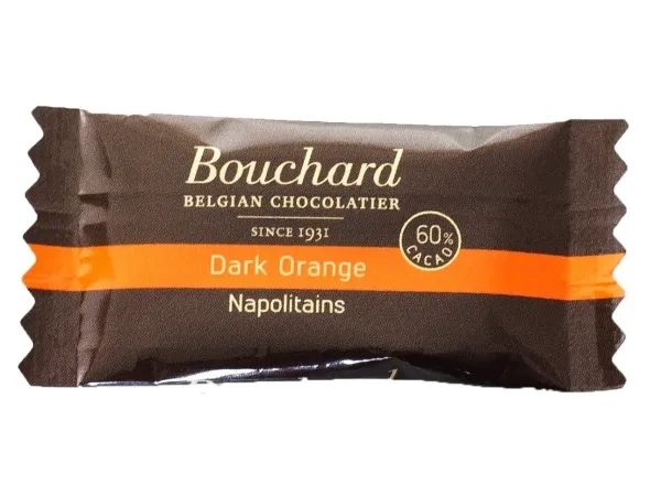 Chokolade Bouchard Orange - 5g flowpakket (1kg)