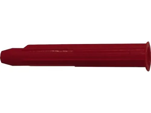 EXPANDET Let rosett hulrumsplug 6x35mm rød, for et gipslag 9-13mm, for skruediameter 3,5-4,5mm - (100 stk.)